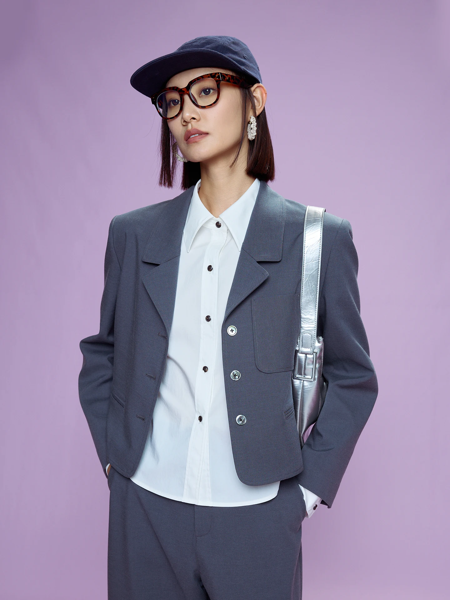 

Женский деловой пиджак Fay-Fayee Commuter Sle ort из новой весенней коллекции, из ткани, для создания элегантного делового образа