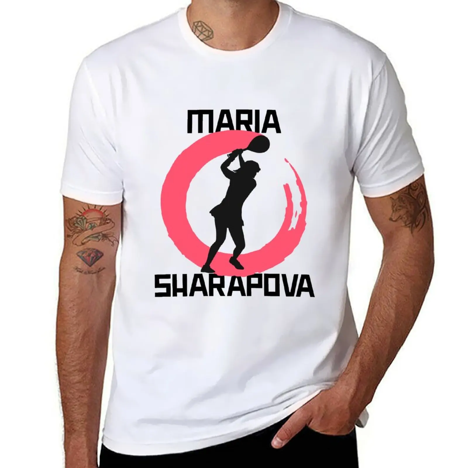 

Team Maria Sharapova T-Shirt summer clothes anime oversized t shirt funny shirt cotton Men's t-shirts