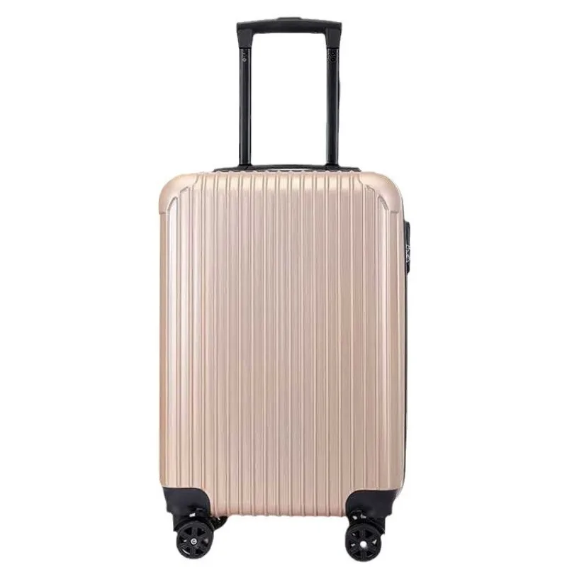 Adult trolley case 20 inch 2024 new password box large capacity solid color anti-collision leisure travel case