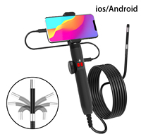 Two-Way 360° Articulating Borescope, 1080P Camera, endoscope with Light, 6mm Waterproof Probe,  Endoscope with Android/iOS Phone