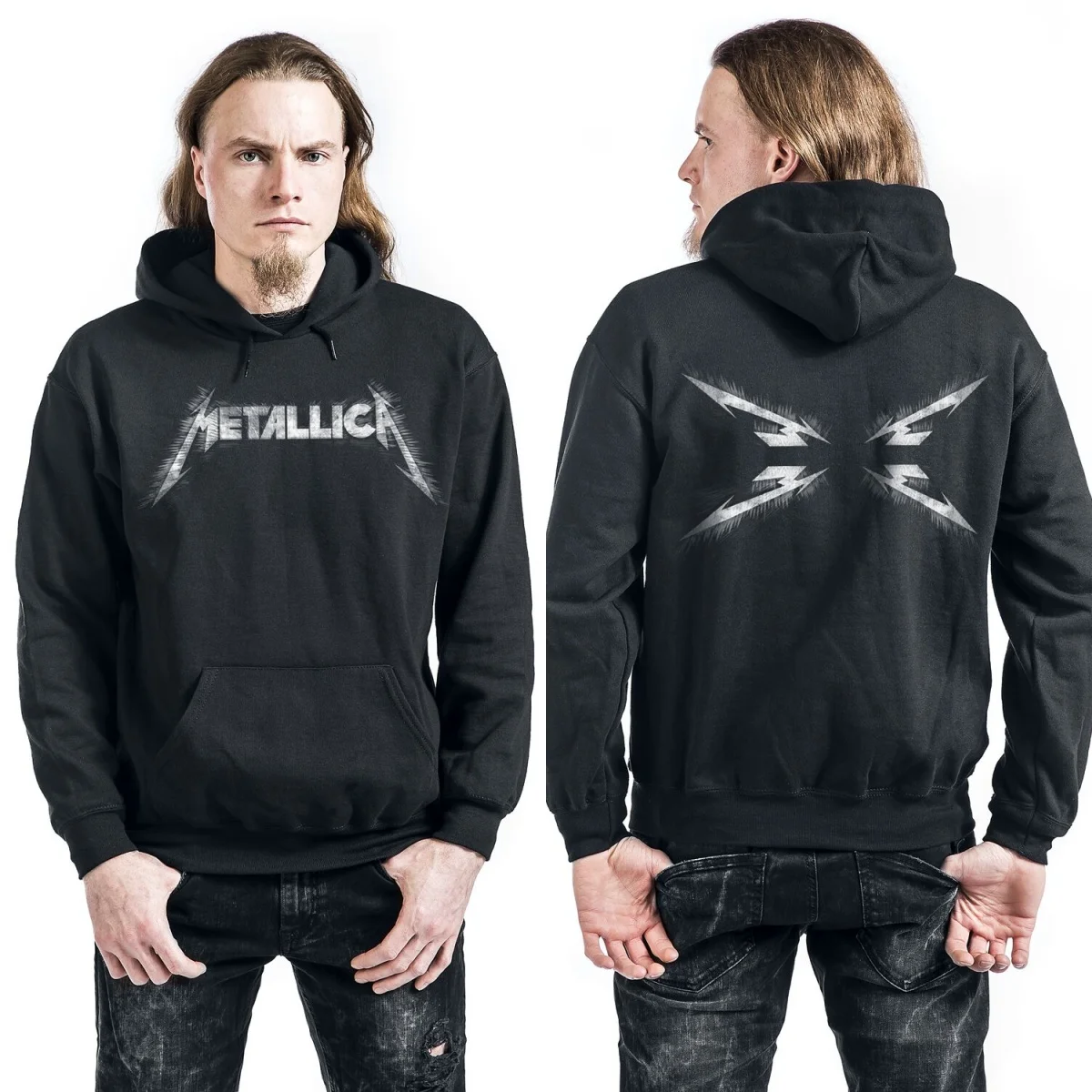 Sudadera con Capucha Metallica 2026, Sudadera con Estampado de Banda, Estilo Retro, para Hombre y Mujer, Otoño e Invierno