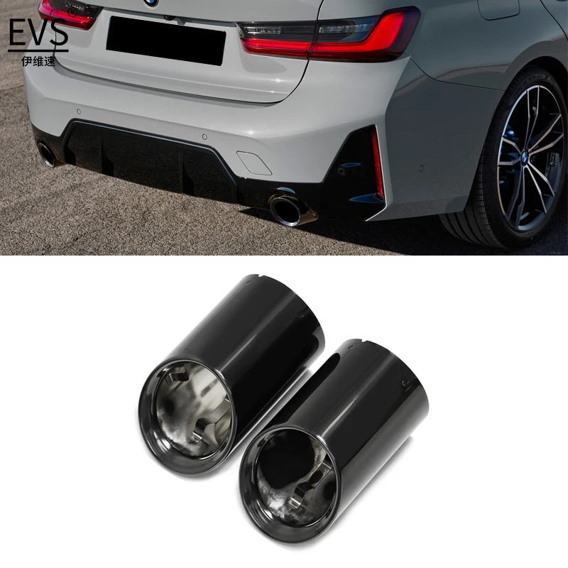 

For BMW 3 G20 G21 320d 2020 2021 2022 3 Series automotive silencer Muffler Tip Tailpipe Replacement Exhaust System Nozzle