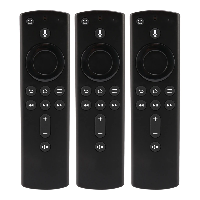 

3х Новый L5B83H голосовой пульт дистанционного управления, замена для Amazon Fire TV Stick 4K Fire TV Stick с голосовым управлением Alexa