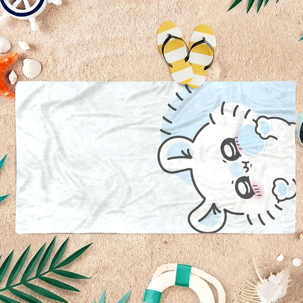 Chiikawa Beach Towel Purple Gh - Aquarium Zombie review and price