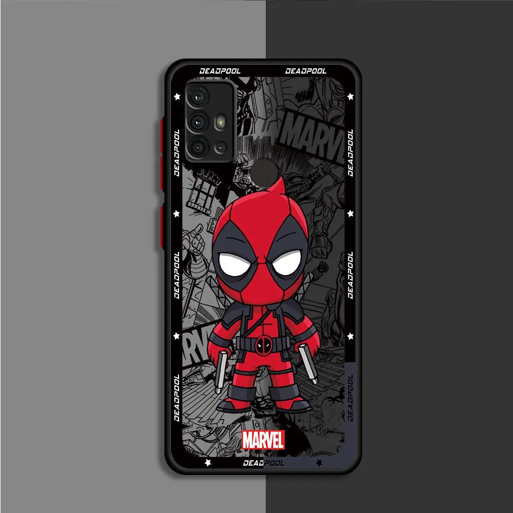 Cartoon Marvel Spiderman Groot Phone Case for Samsung Galaxy A10 A20 A30 A50 A70 A02 A03 A04 A11 A42 A71 5G A03s A04e Cover