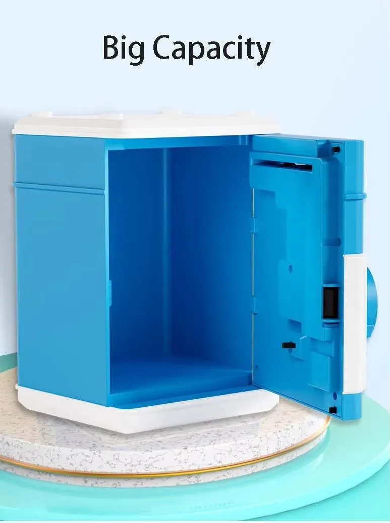 بنك المال الإلكتروني للأطفال على شكل خنزير هدايا للأطفال صندوق توفير المال الورقي التلقائي