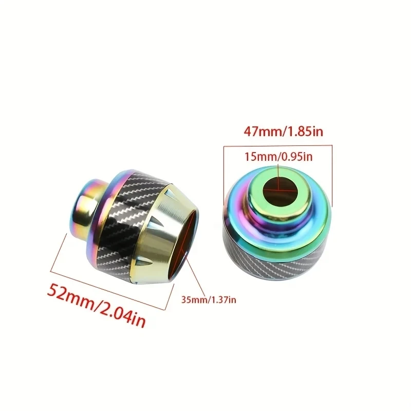 Motorcycles 2Pcs A Pair Aluminum Universal Alloy Universal Falling Protector Explosion-proof Front Fork Cups Sliders