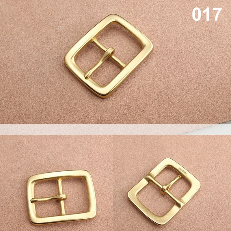1pcs Solid Brass 40mm Belt Buckle End Heel Bar Buckle Single Pin Heavy-duty for Leather Craft Strap Webbing Dog Collar Quality
