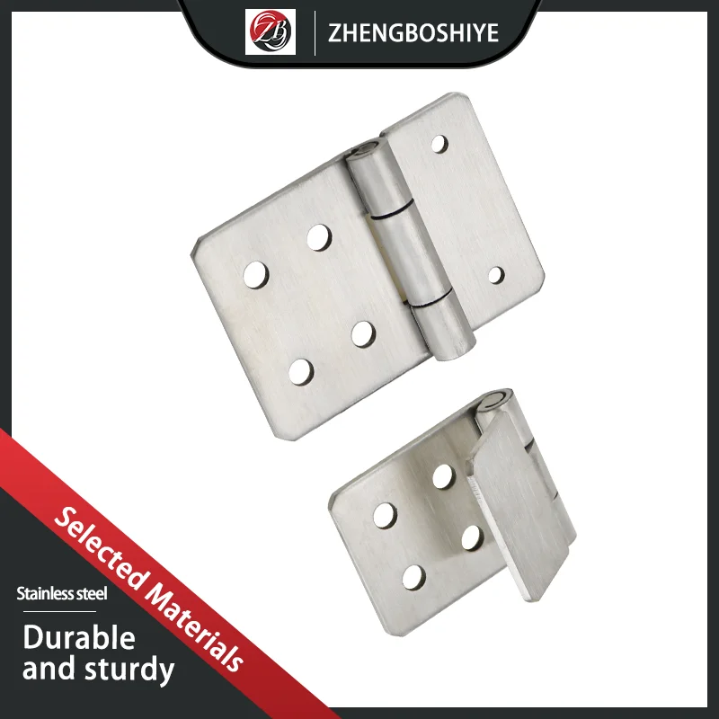 

Asymmetric Folding Hinge Made Of 304 Stainless Steel Is Used For Industrial Cabinet Doors And Equipment Box Doors