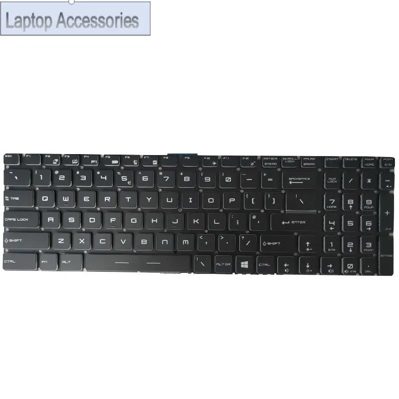 New UK Keyboard For MSI GT62 GT72 GE62 GE72 GS60 GS70 GT72S GL63 MS-17B7 GF75 MS-17F1 MS-17F2 MS-17F5 MS-16P7 GF75 GP62 GP72