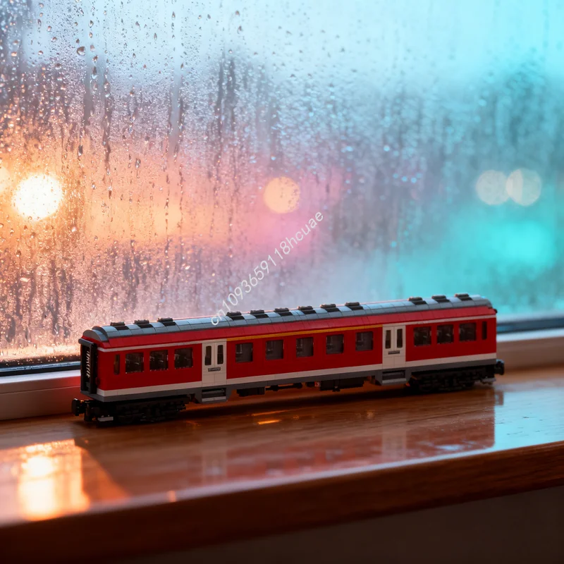 1765 Piezas MOC DB Regio Class ABnrz 4, Bloques de Construcción de Modelo de Tren, Arquitectura, Regalos de Navidad, Juguete DIY, Idea Creativa Educativa