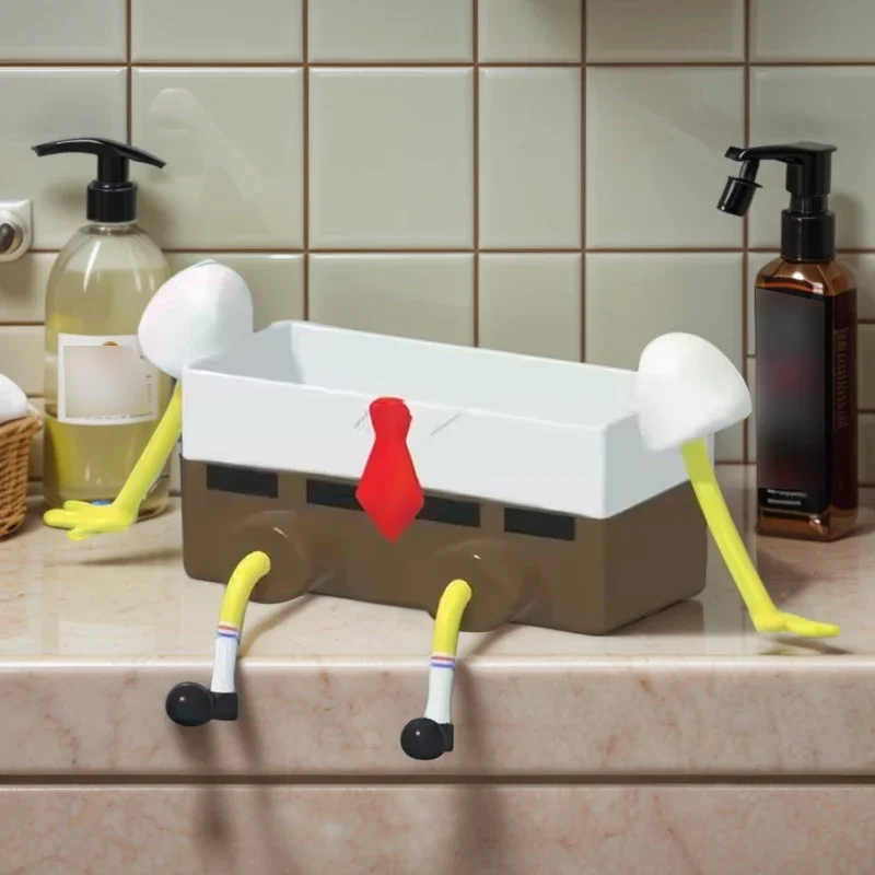 *1PC Creative Drainage Rack Home Kitchen Sink Shelf Dishwashing Brush Wipe Sink Wall Mounted Drainage Basket view 6