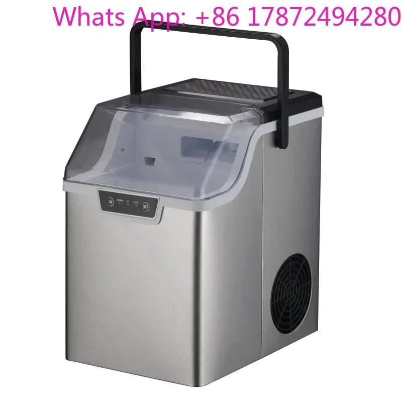 Automatic Mini   Portable Ice Maker Low Energy Consumption Home Nugget ICE Electric with Plastic Housing