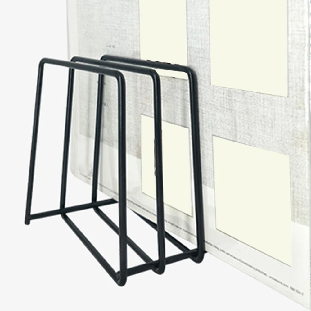 

Metal Vinyl Record Display Stand Thickened Recorder Holder Desktop Cd Storage Rack For Home Office Coffee Shop Lightweight Music