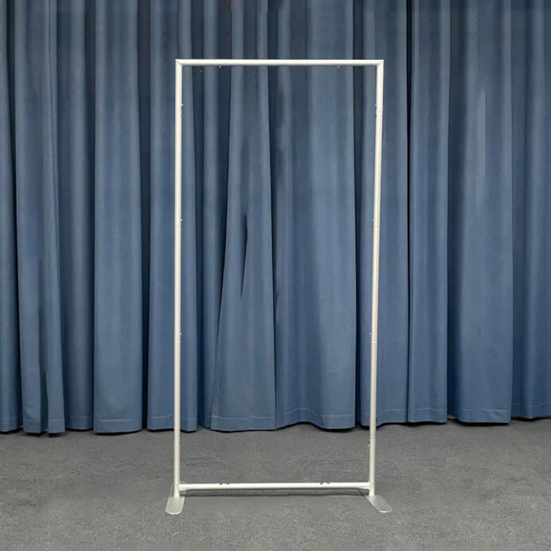 

Aluminium Rectangular Display Stand for Family Parties, Double Sided Printing, Photo Booth Backdrop for Weddings, Baby Showers,