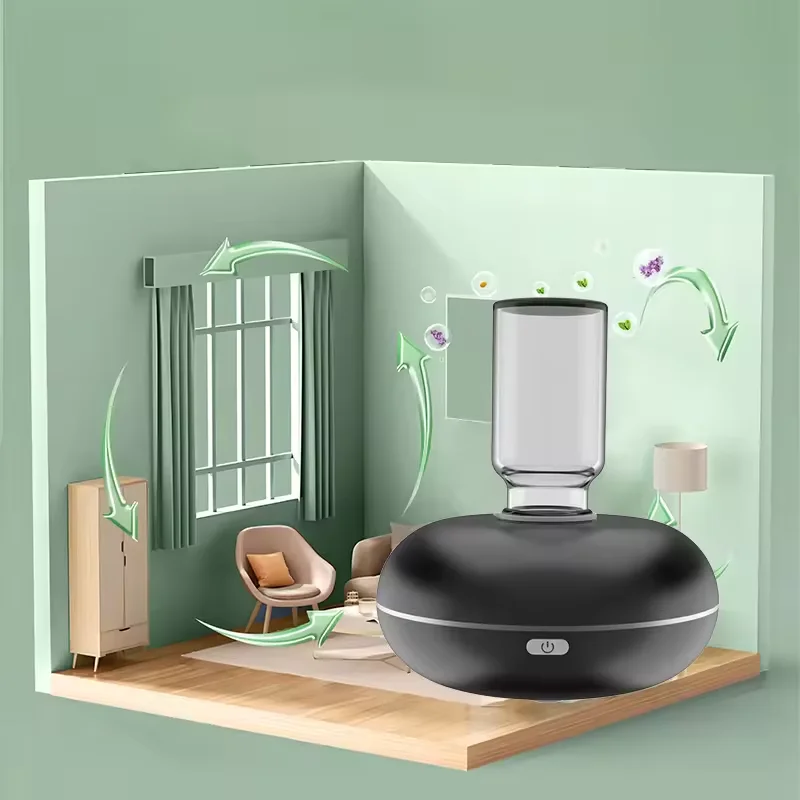 逆自動誘導アロママシン充電式香り車芳香剤水なしバブル香りディフューザーエッセンシャルオイル