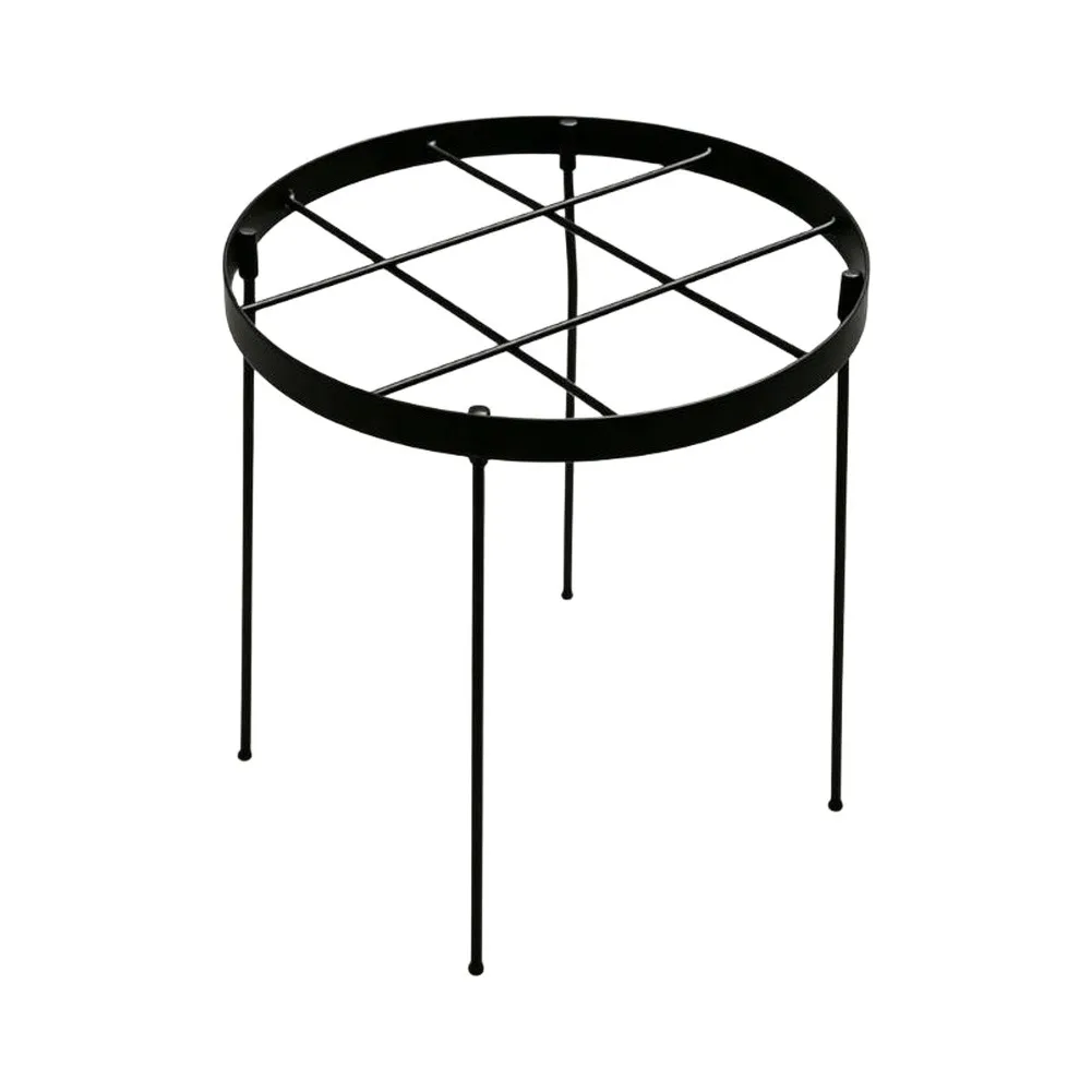 Black Iron Climbing Trellis Support Rack for Dahlias Gladiolus and Perennials Garden Flower Stakes Outdoor Indoor Use 18.9in Top