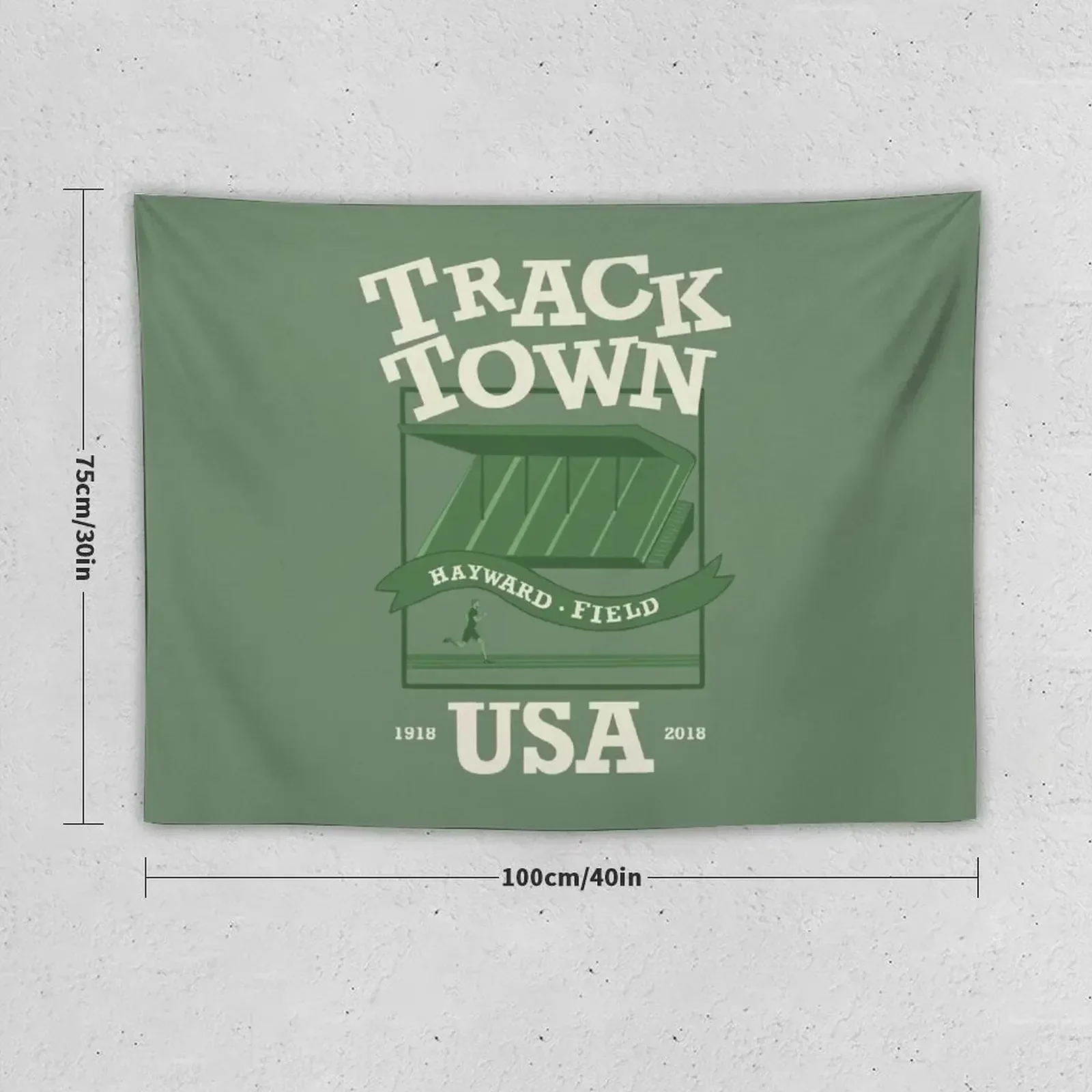 Track Town USA Old Hayward Field Tapestry Christmas Decoration Wallpapers Home Decor Tapestry