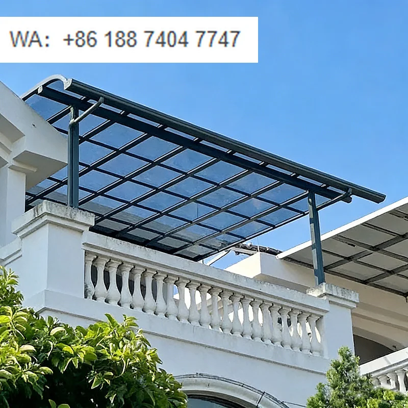 

Garden Outdoor Aluminum Awning Canopy Polycarbonate Solid Sheet Balcony Canopy