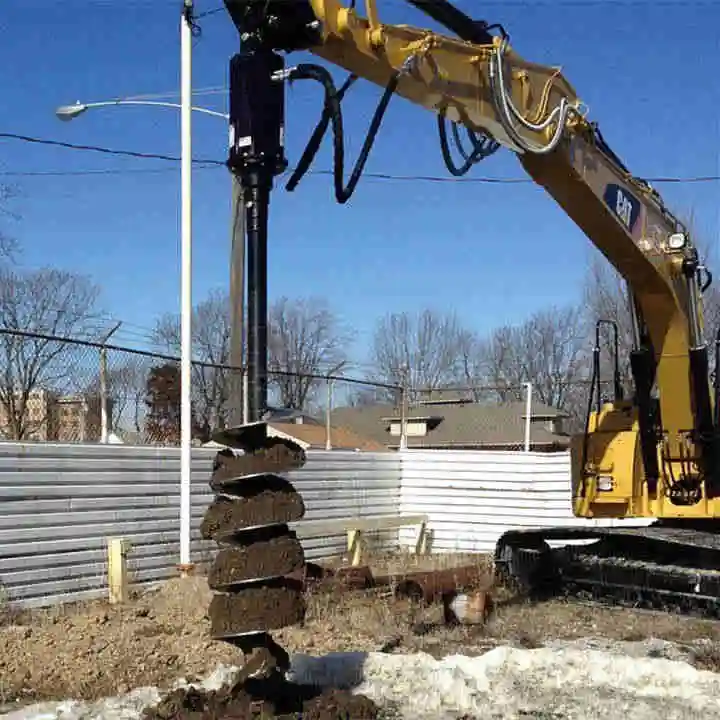 NEW 1-100 Tons Mini Heavy Excavator Attachments Drilling Hole Soil Hydraulic Earth Auger Drill for Sale