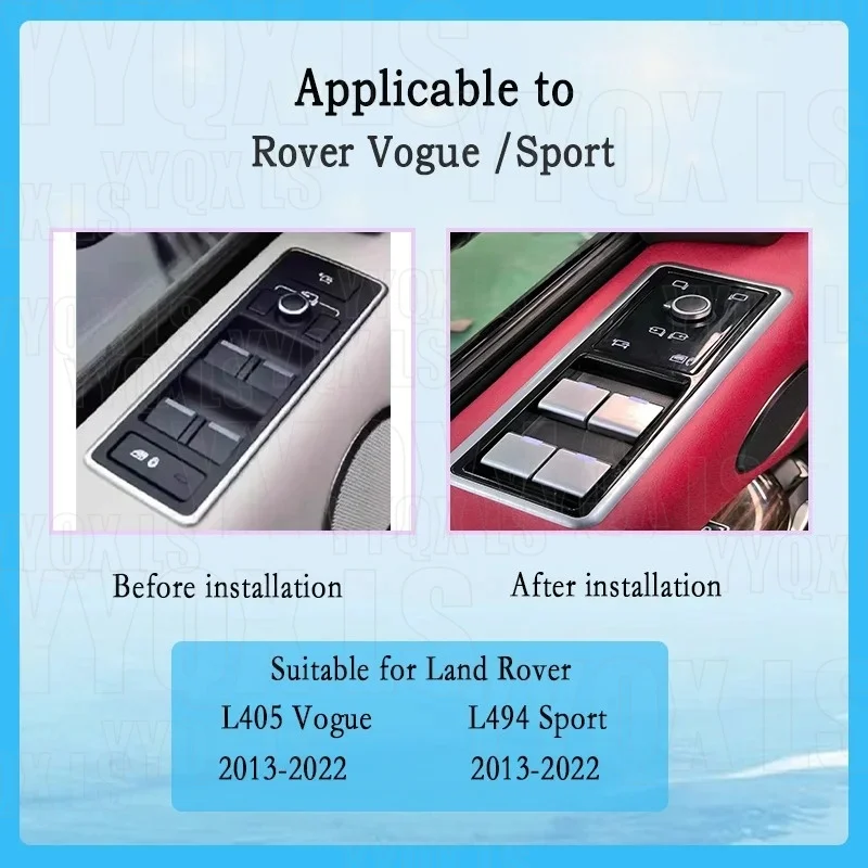 For Range For Rover L405 L494 L462 Steering Wheel Control Button And Window Switch Digital LCD Upgrade Kit For Land For Rover Di