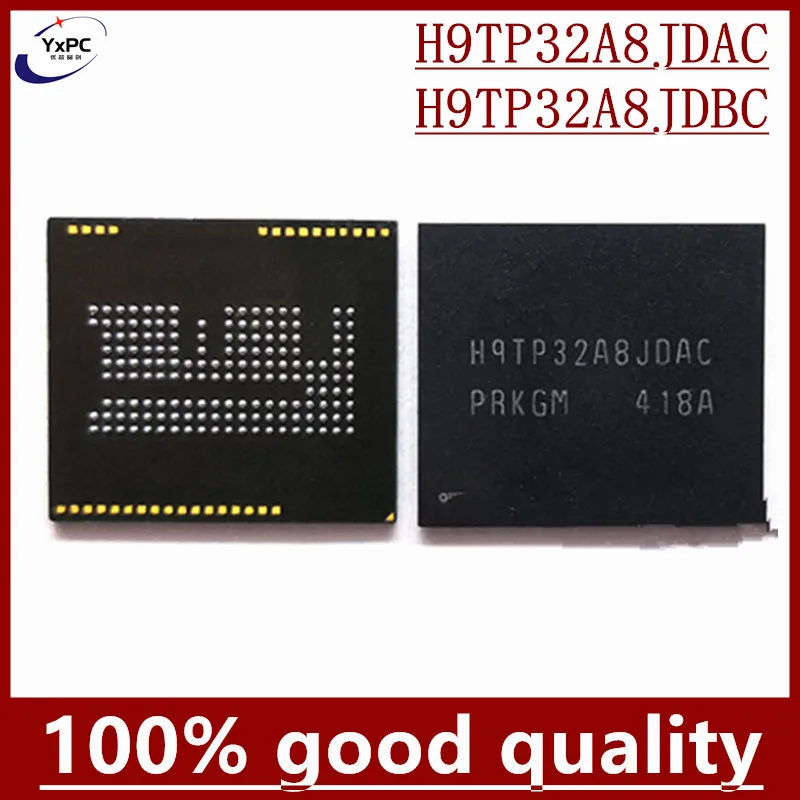 

H9TP32A8JDAC H9TP32A8JDBC EMCP 4GB BGA162 4G Flash Memory IC Chipset with balls