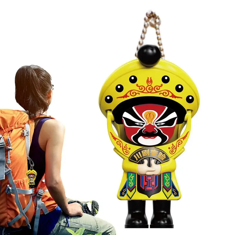 Gesichts wechsel Figur chinesische Volkskunst puppe mit 4-Stil Gesichts wechsel methoden Statuen für Wohnkultur ändern Gesicht Geschenke für