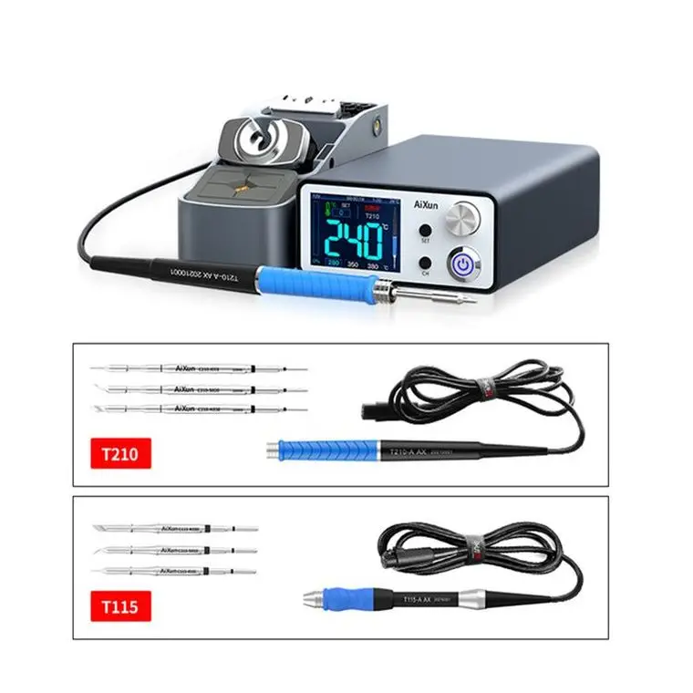 

New T3B 200W Solder Station Supports T210 T115 Handle Soldering Iron Intelligent Temperature Control Repair