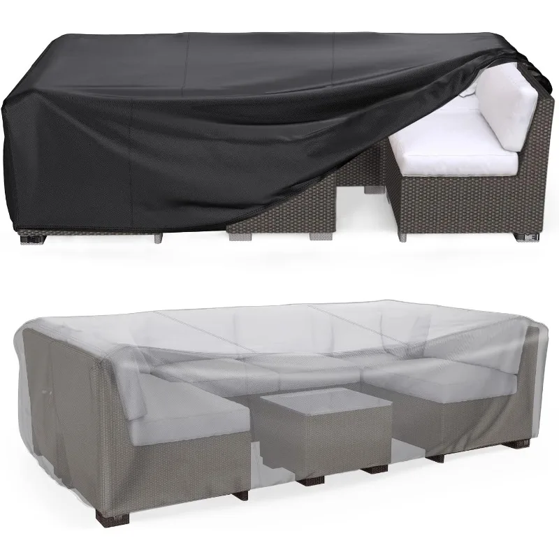 Heavy Duty Patio Furniture Covers Waterproof,  Patio Table and Chair Set Cover 89.7