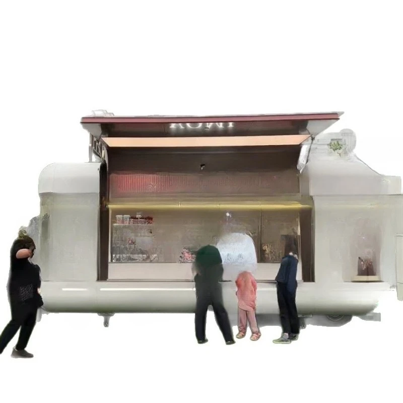 Dining car, commercial restaurant coffee multi-function stall mobile snack truck