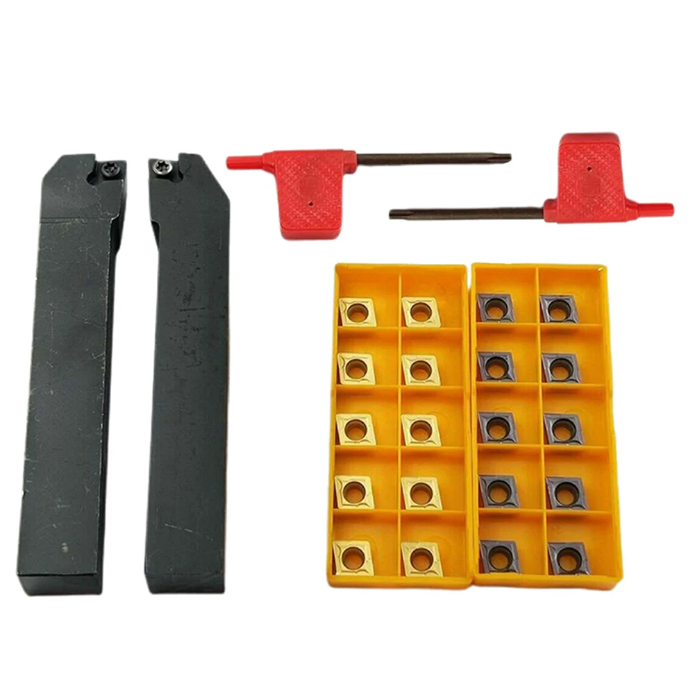 

SLC Turning Tool Holder Set Includes SCLCR2020K09 SCLCL2020K09 and 20 CCMT09T304 Carbide Inserts for Effective Processing