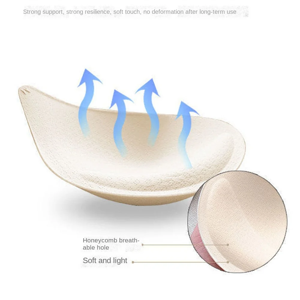 Water Drop Shape Removable Breathable Push Up Cups Inserts Breast Cushion Swimsuit Bikini Sports Women Latex Bra Pads