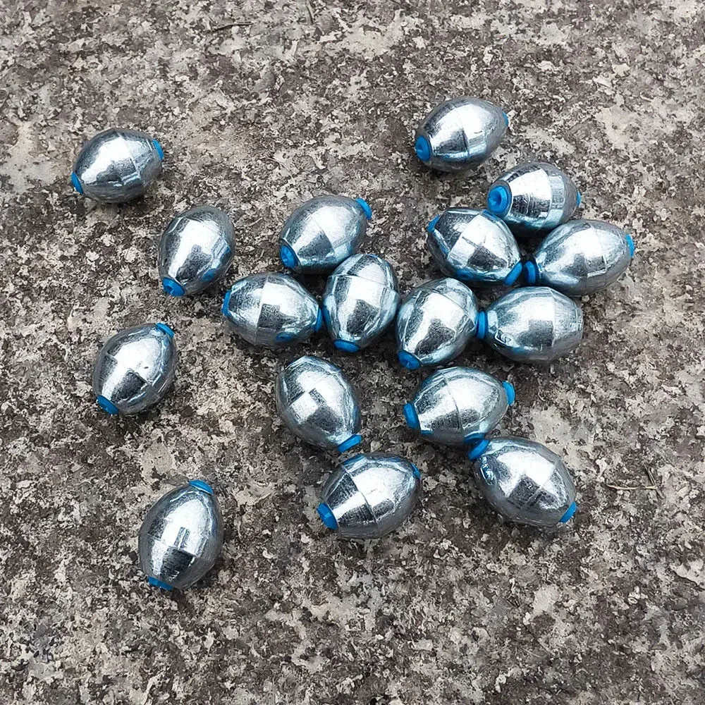 Limnoid 10 Stück Angelblei aus Kohlenstoffstahllegierung, kratzfest, glatte Öffnung, verschiedene Gewichte, für Süßwasser, Salzwasser, Softbait-Rig – Detail 10