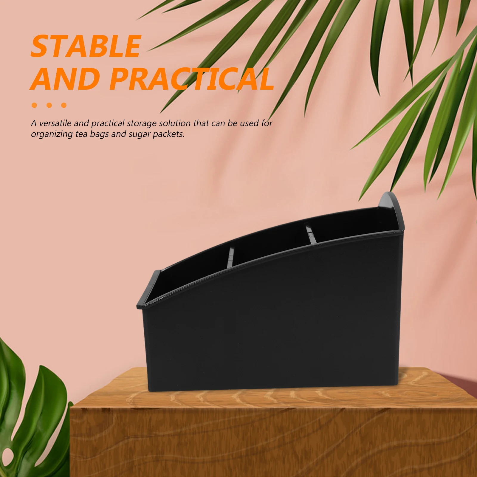 

1pcs Tea Bag Organizer Box Compact Storage For Coffee Bags Sugar Packets Kitchen Pantry Organization Sundries Holder Container