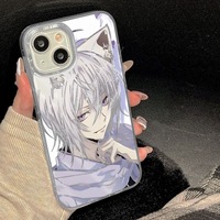 Japan anime Kamisama Kiss Tomoe plating silver Case protection for iPhone 16 15 13 12 11 14 Pro Max XS XR 7 8 16 Plus X SE Coque