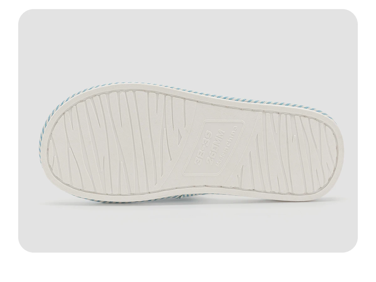 Leinen Damen Hausschuhe Sommer Flache Wohnzimmer Sandalen Leichte Bequeme Rutschfeste Rutschen Indoor Haus Herren Hausschuhe – Detail 7