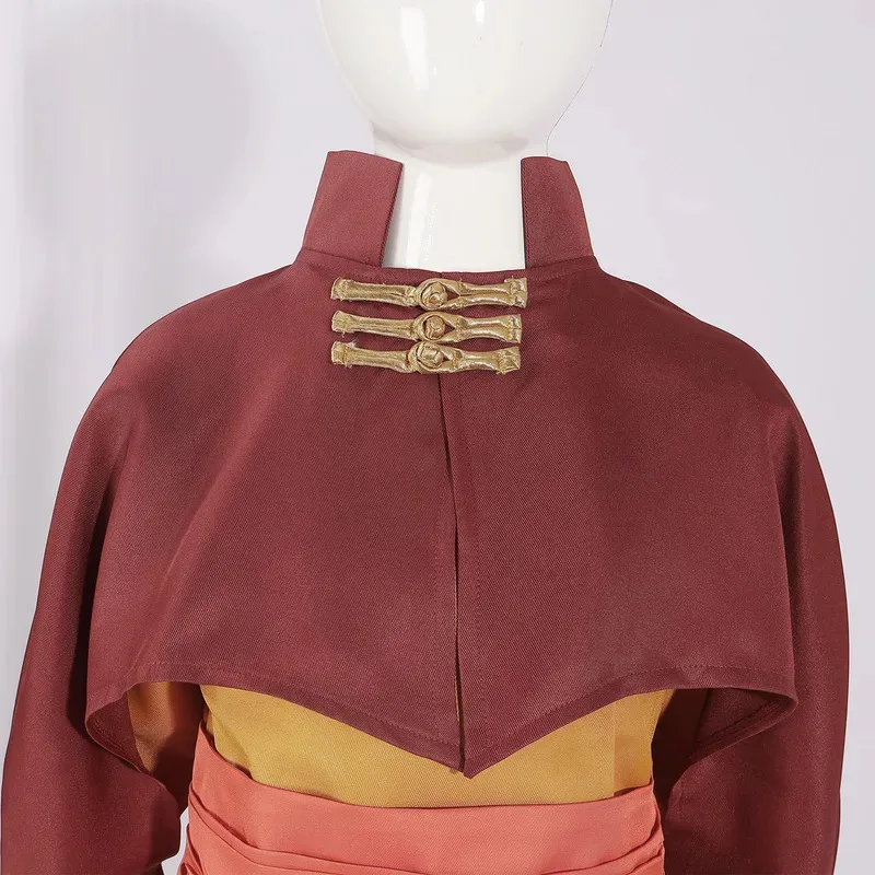 الكبار الاطفال أنيمي الصورة الرمزية تأثيري آخر Airbender Aang تأثيري حلي هالوين كرنفال ملابس الحفلات مع البدلة