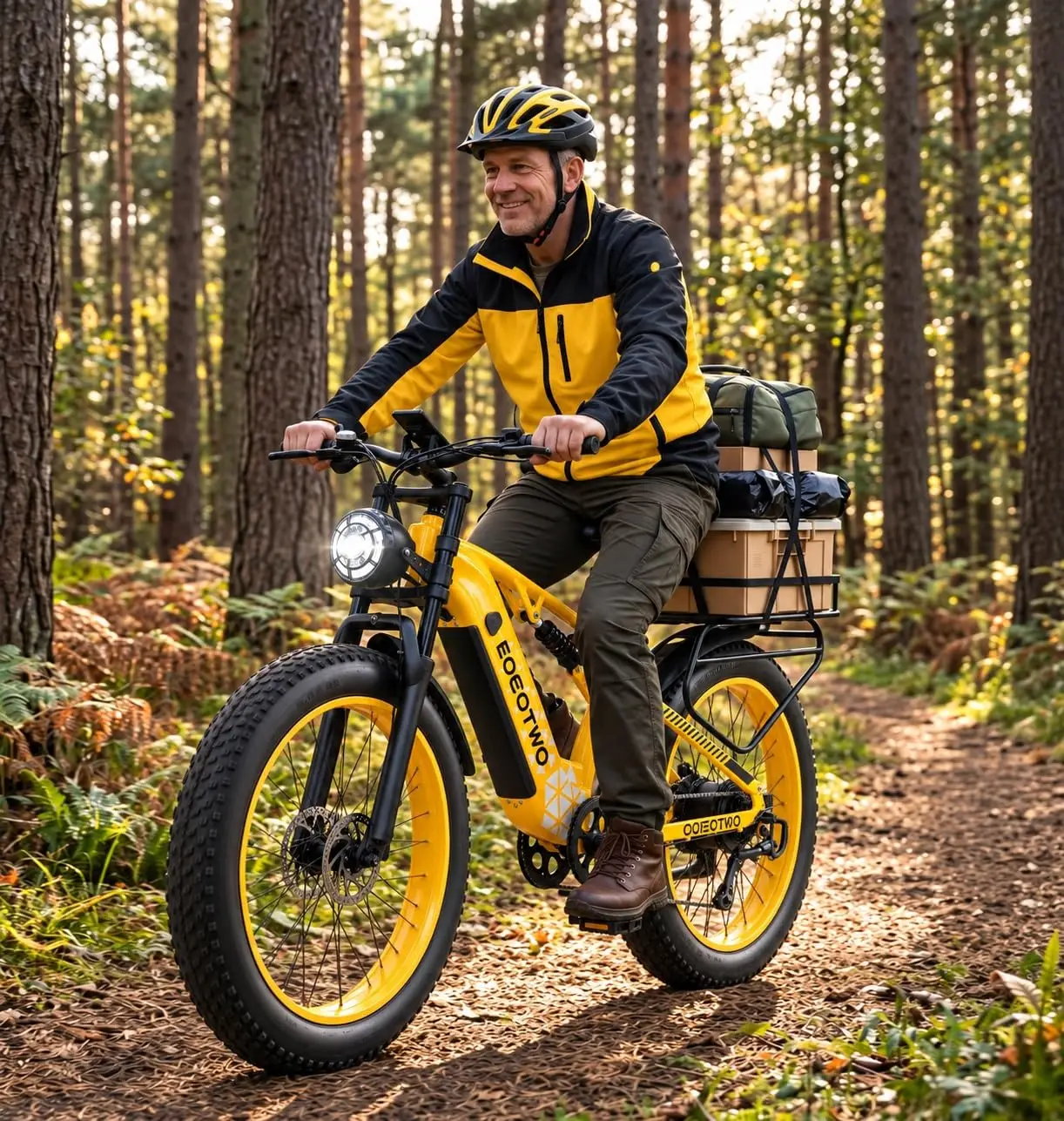 48V 15Ah/17.5Ah Off-Road Electric Bicycle for Adults Mountain Terrain Long Range, Customized