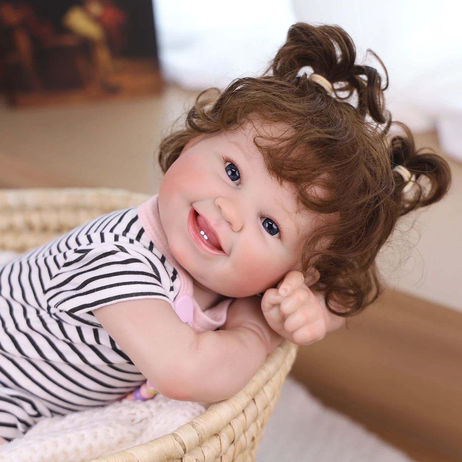 Ethnic Fashion Model - 50cm Full Vinyl Body Reborn Baby