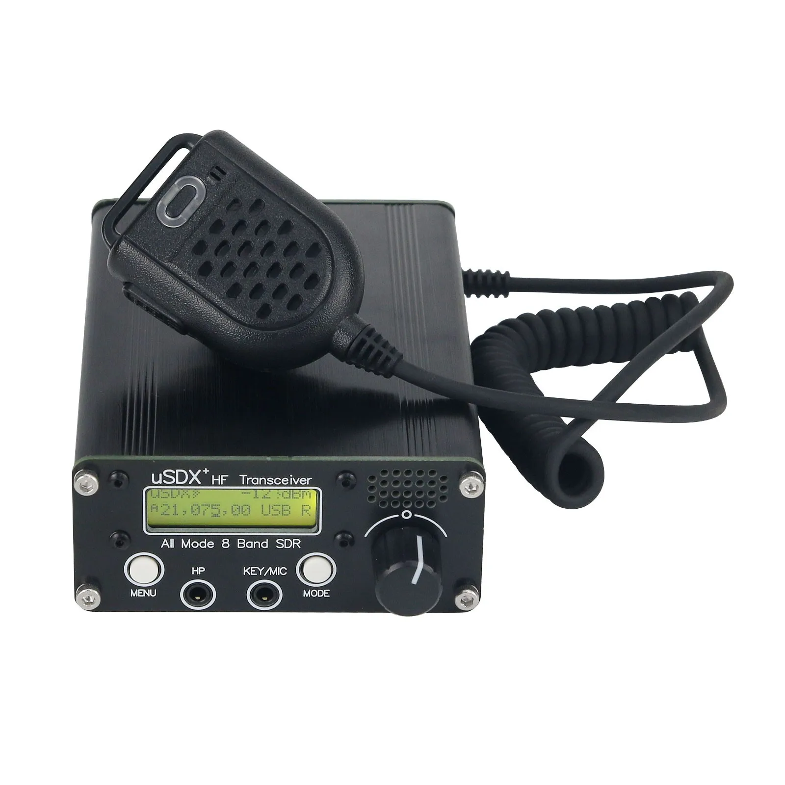 3W-5W USDX+ HF-Transceiver Kurzwellen-QRP SSB/CW-Transceiver All Mode 8-Band-Upgrade-Version von USDX