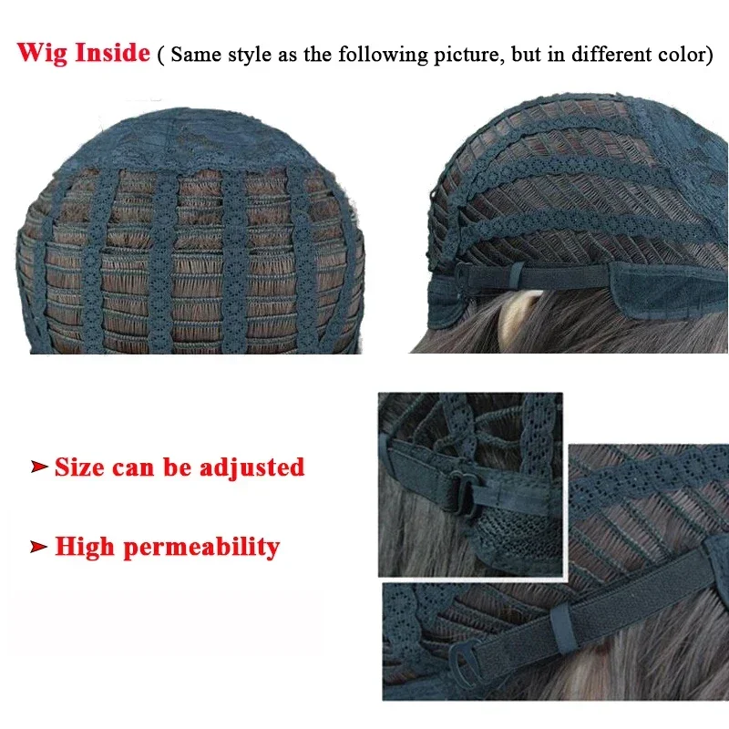 Jibaku Shounen Toilet-bound HanCabo Kun Mitsuba Ponytail Cosplay Perruque pour Homme et Femme, Perruques Synthétiques, Perruque Courte, Degré de Chaleur, Costume