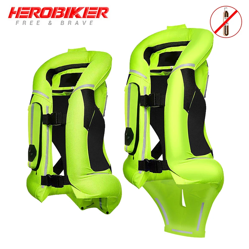 

Мотоциклетный светоотражающий жилет с подушкой безопасности, новый унисекс внедорожный мотоцикл, защитная куртка от падения, светоотражающий жилет с подушкой безопасности для верховой езды, S-3XL