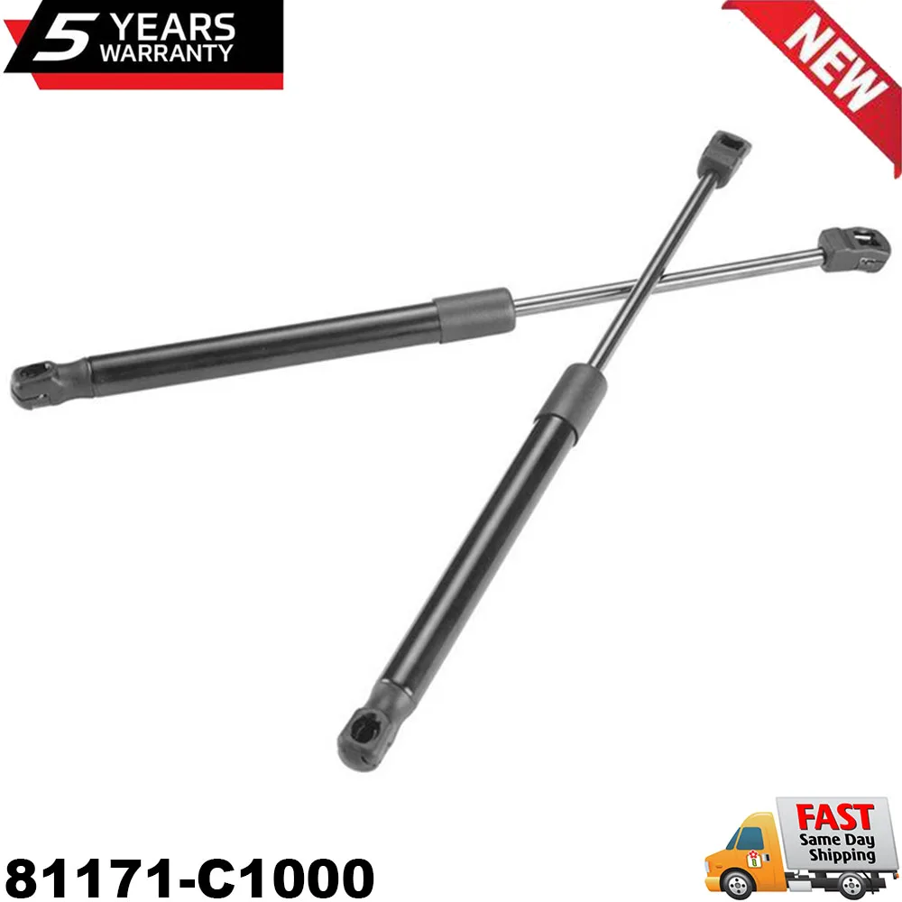 2Pcs Car Front Hood Lift Supports Struts for Hyundai Sonata 2015 2016 2017 81171-C1000 81161-C1000