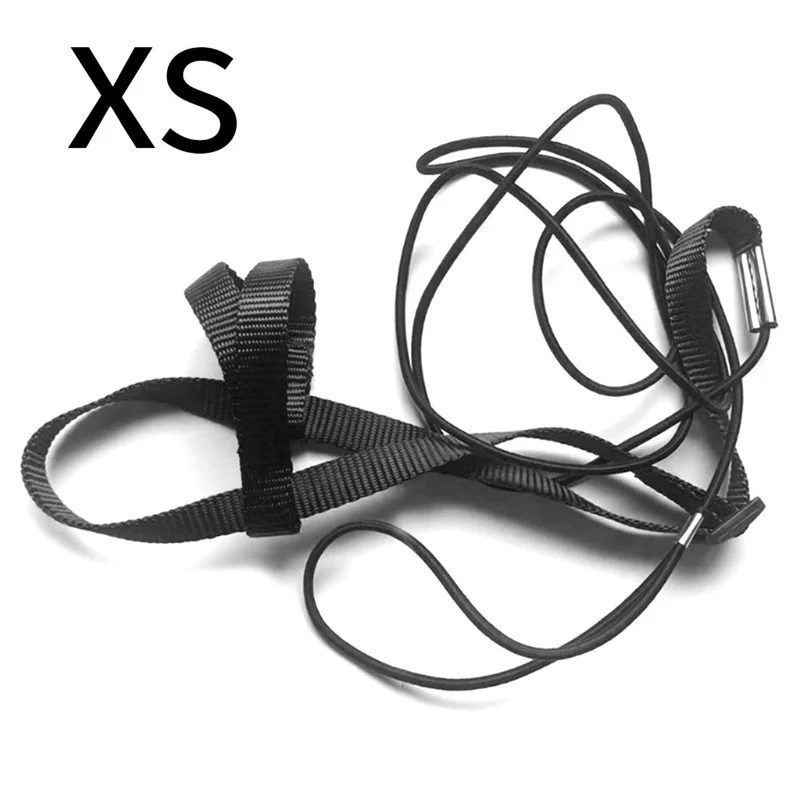 New User~Parrot Bird Harness Leash Outdoor Flying Traction Strap Flying Training Rope Kit for Bird Parrot -Black XS