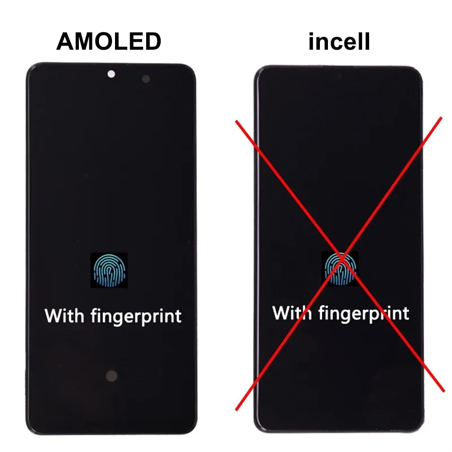 Super AMOLED For Samsung A71 Screen Replacement For Samsung A715 A715F A715FD LCD Display Touch Screen Digitizer Assembly