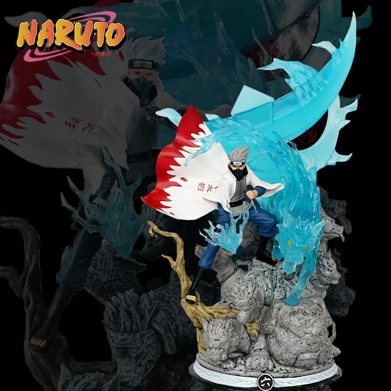 28cm Pvc Naruto Gk Anime action Figure Hatake Kakashi toy Figure Statue Ornament Collection Model Decora Figurine Christmas gift