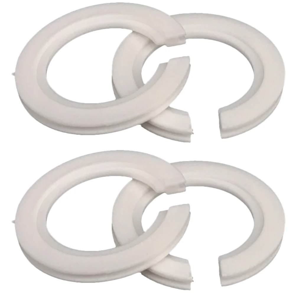 

4 Pcs Light Socket Lampshade Adapter Ring E27 to E14 Reducer Reducing Rings for Retainer White