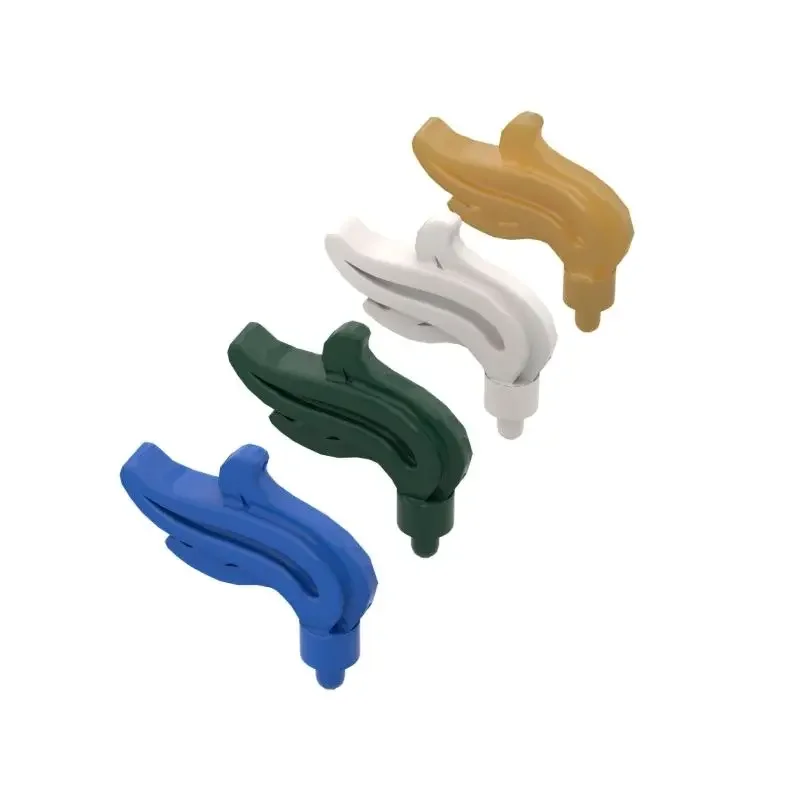 

50 г детали MOC 64647, пламенный шлейф, перо, совместимые кирпичи, сделай сам, сборные строительные блоки, частицы, детская головоломка, игрушка для мозга, подарок