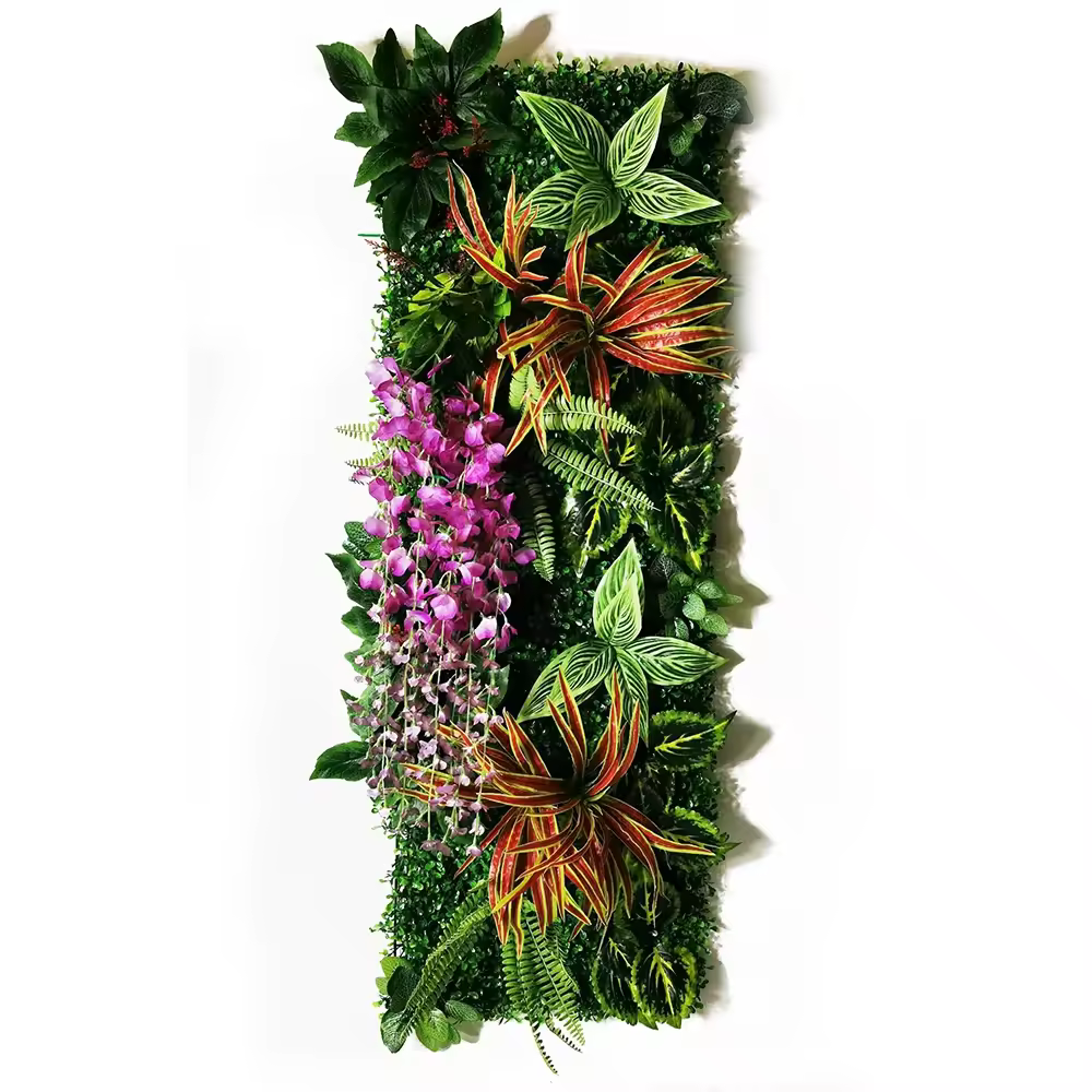 40x120cm קיר צמח מלאכותי קישוט הדמייה chlorophytum comosum גן הגדר קישוט בית מלון חתונה קישוט