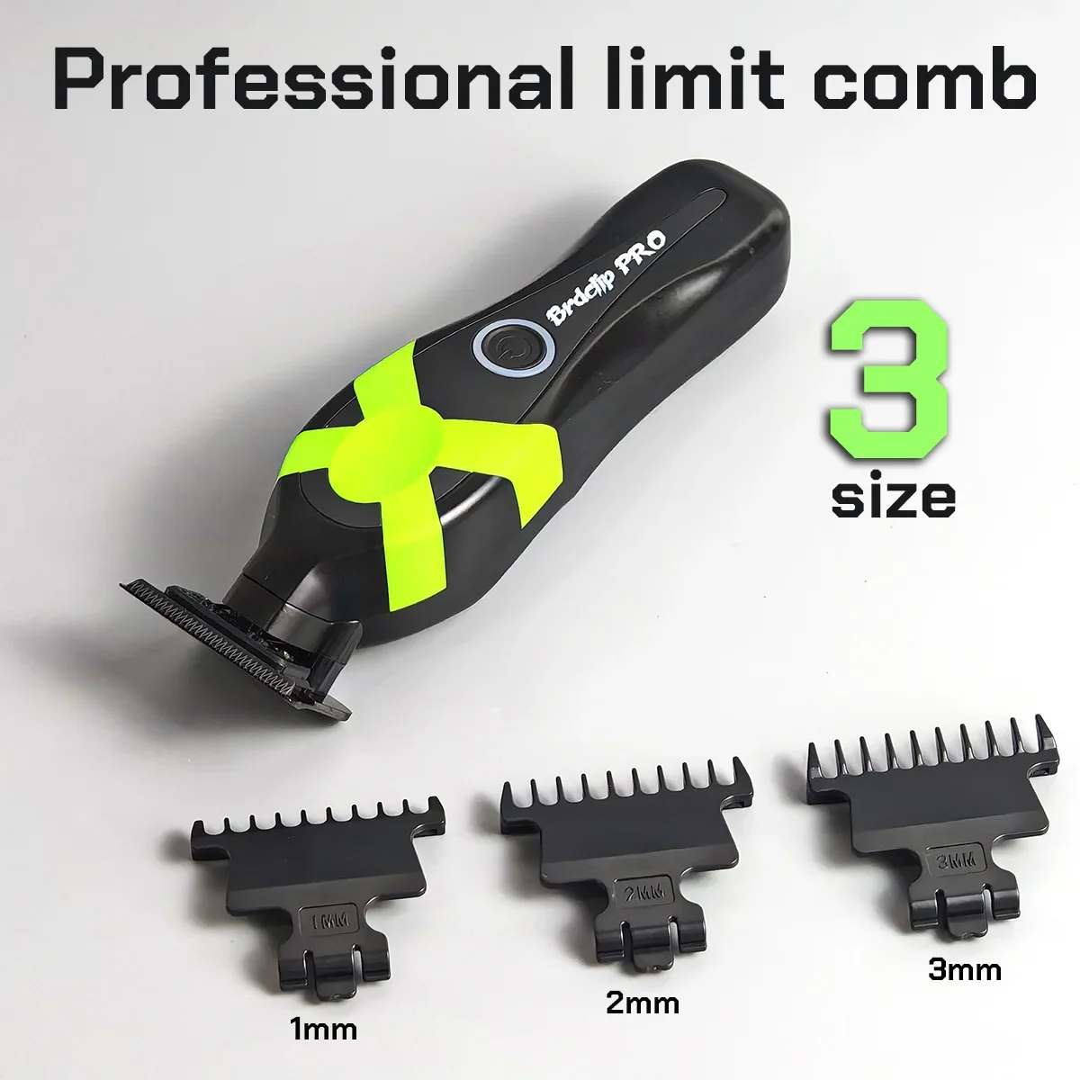 ماكينة تشذيب BRDCLIP احترافية جديدة M10T محرك بدون فرشاة 75000 دورة في الدقيقة 1600 مللي أمبير في الساعة DLC شفرة سيراميك مع قاعدة تشذيب كهربائي للرجال